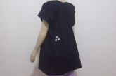 Blusa de pijama cirúrgico preta