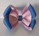 Laço Boutique Jeans Rosa bebe