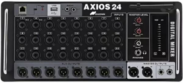 MESA DE SOM DIGITAL DUONN AXIOS 24 C/ 8 AUX. BIVOLT