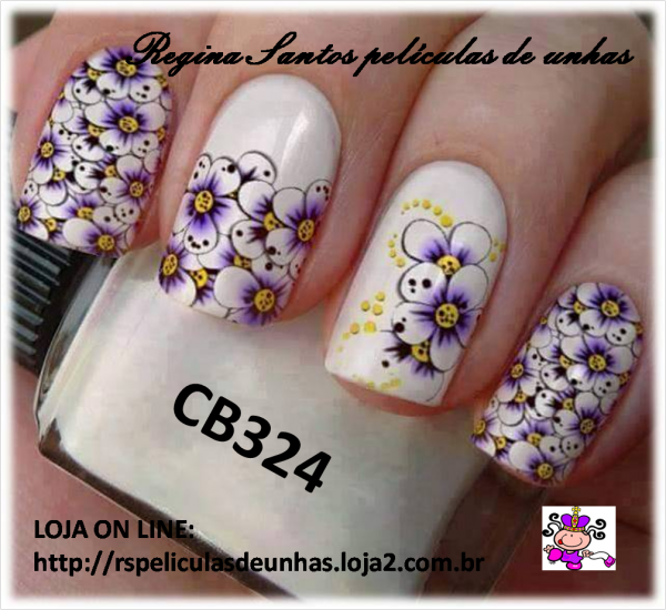 Películas impressas para unhas CB324