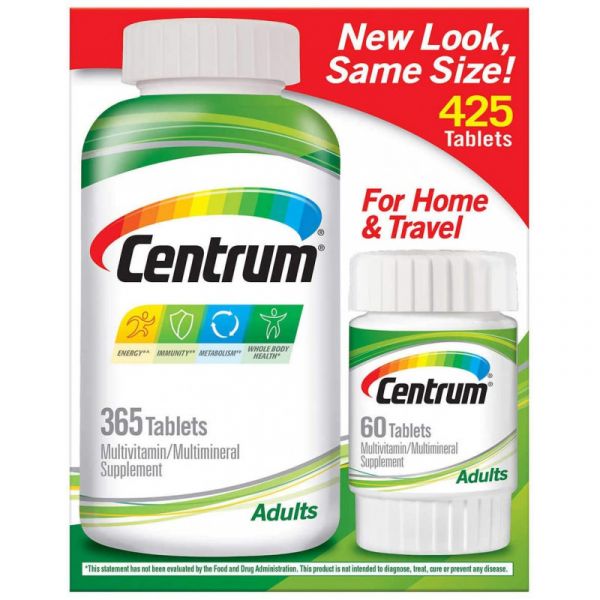Centrum Adulto - 425 Comprimidos- FRETE GRÁTIS