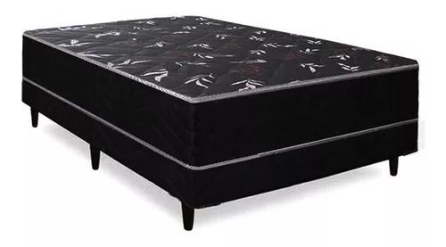Colchobox Casal Orion Super Black138x188x52 SR Moveis