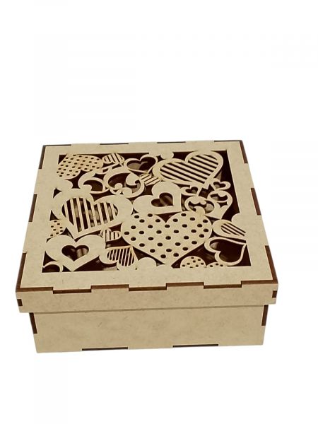 CÓD-DN10 CAIXA 15X15X6 CORAÇÕES VASADOS