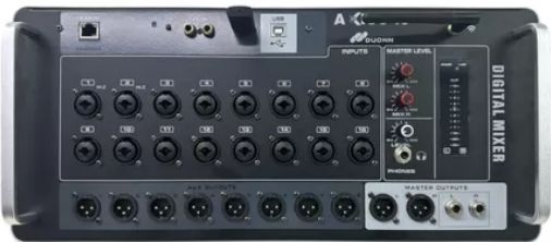 MESA DE SOM DIGITAL DUONN AXIOS 16 C/ 8 AUX. BIVOLT