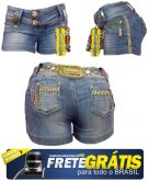 Shorts Jeans Pit Bull Feminino