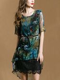 Moda Luxo: Vestido Chifon de Ótima Qualidade. Frete Grátis.
