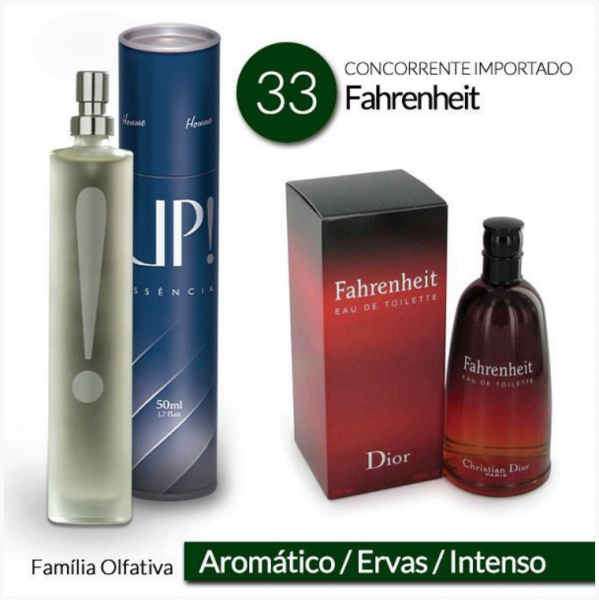 Perfume Masculino 50ml - UP! 33 - Fahrenheit