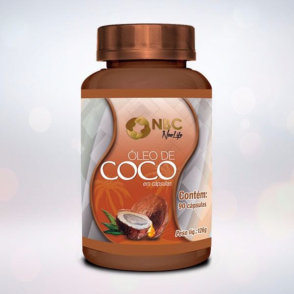 Óleo de Coco 90 cápsulas 126g