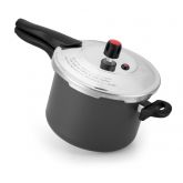 100646 Panela de Pressao Enjoy PPFE Antiaderente 4,5L Cinza Alegrete