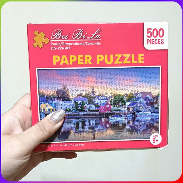 Quebra-cabeça 500 peças - cidade inglesa Portsmouth