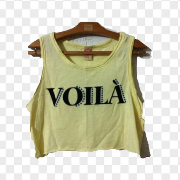 Cropped VOILÁ - tam P - PEÇA UNICA!