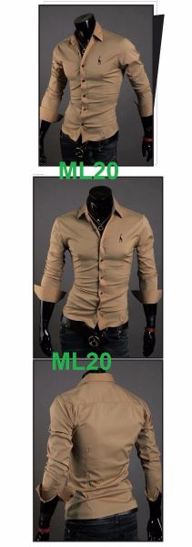 Camisa Manga Longa Masculina Slim Fit
