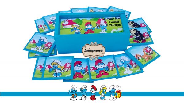 jogo da memória Smurf