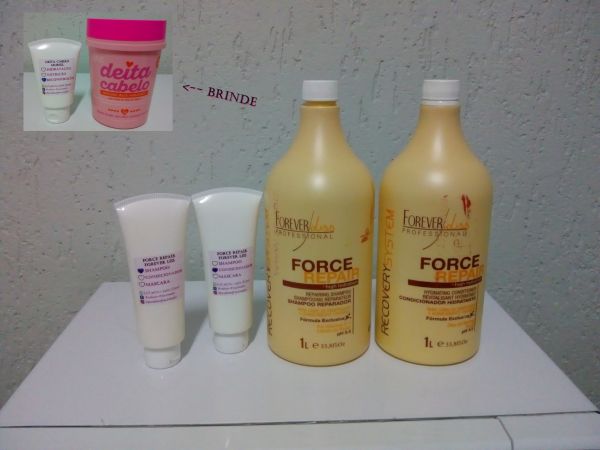 Kit Forever Liss Shampoo 110g + Condicionador 110g + brinde