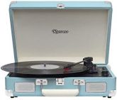 Vitrola Chrome Light Blue com USB e Bluetooth, Bivolt