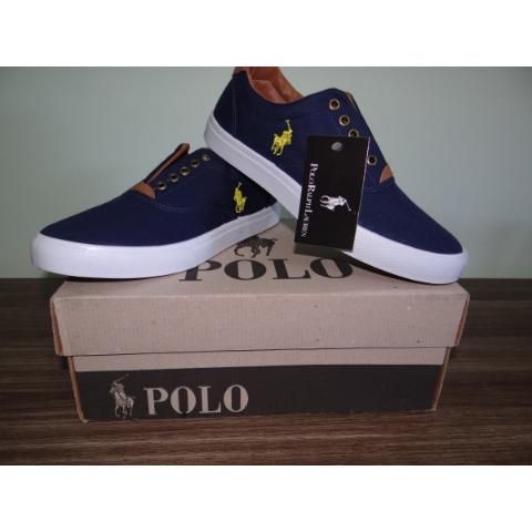 Tênis Polo Ralph Lauren Vaugh Azul Marinho MOD:11807