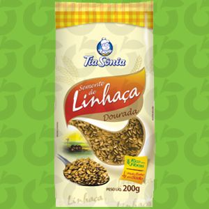 Semente de Linhaça Dourada 200 Gramas Tia Sônia