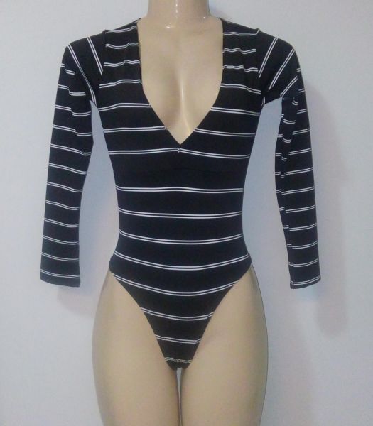 BODY MANGA LONGA DECOTE V
