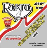 Encordoamento Rouxinol P/ Guitarra 010 R80 03 Sets + Brinde