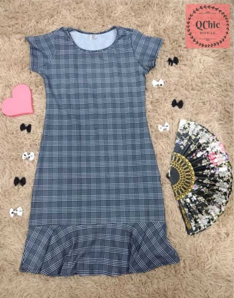 Vestido Tubinho Modelo Lindo Moda Evangélica