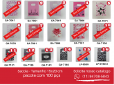 Sacola P/ presente 2- 15x20 PT C/ 100 pçs