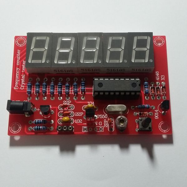 Kit DIY Frequencímetro 50MHz montado