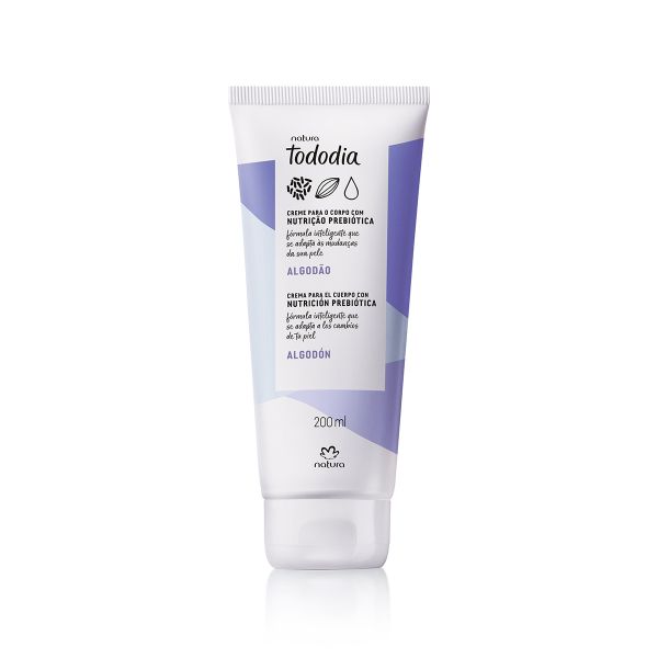 Tododia Algodão creme nutritivo corporal - 200ml