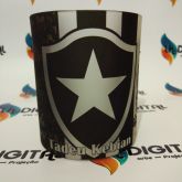#001 Caneca de vidro jateada
