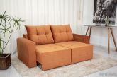 Estofado Retratil Duda 180 2x90 Veludo Inca Terracota 23 Diviminas