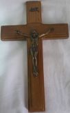 Crucifixo de parede madeira