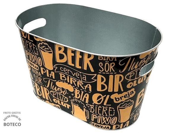 Balde de Gelo Beer Hauskraft 10L - Praticidade e Estilo Para Suas Bebidas Geladas