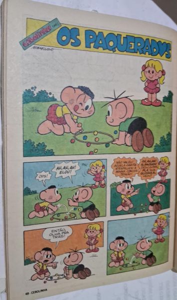 Gibi Antigo Cebolinha 126 Abril 1983 Tem um ladrão dentro de casa