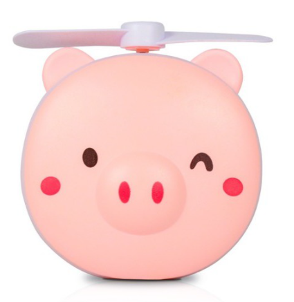 Mini Espelho de Maquiagem Portátil com Luz Led e Ventilador Ring Light Com Ventilador pronta entrega