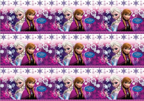 Papel Arroz Frozen Faixa Lateral A4 010 1un