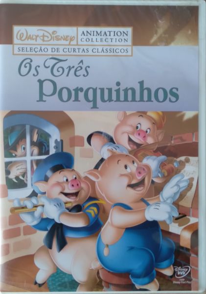 DVD Os Três Porquinhos (Lacrado)