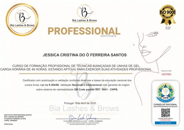 JESSICA CRISTINA DO Ó FERREIRA SANTOS