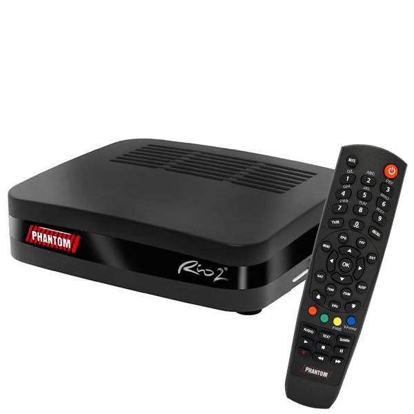 Receptor FTA Phantom Rio 2 Full HD com Wi-Fi/HDMI/Tecnologia ACM
