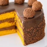 Bolo de Cenoura com Brigadeiro
