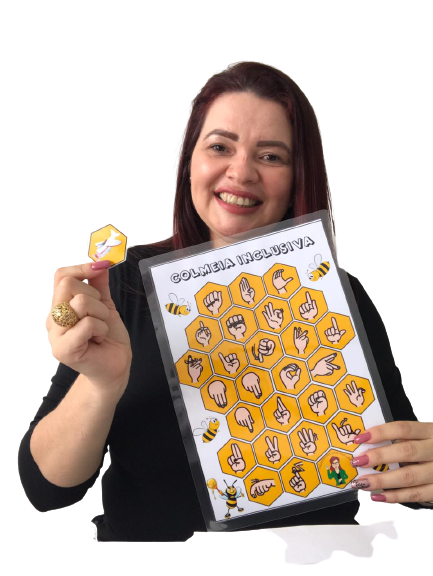 COLMEIA E DOMINÓ COM ALFABETO MANUAL