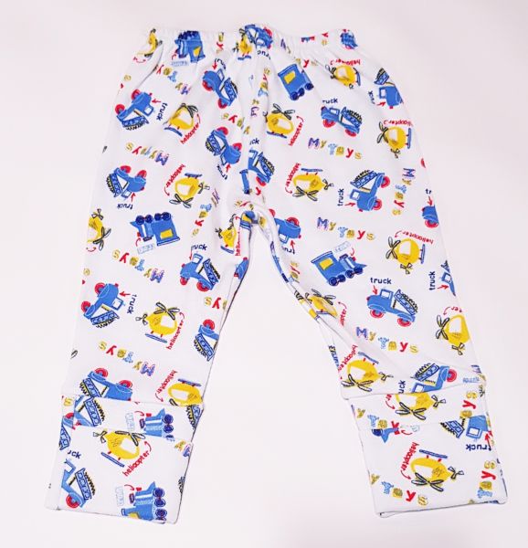 Calça bebê com pé reversível