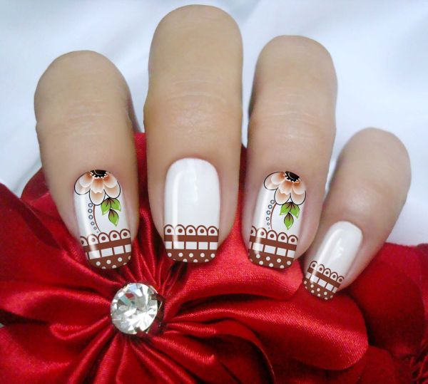 Adesivos e Películas para Unhas Mod. Flores Cód. KAT-672
