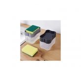 Dispenser de Detergente e Porta Esponja de Cozinha - 2 em 1