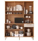 Kit Cozinha Mila 150 6P1G Visualizacao Interior MGM Moveis
