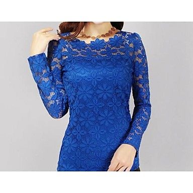 Moda Luxo: Blusa Poliester Renda, de Ótima Qualidade. Frete Grátis.