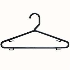 Cabide Adulto em Pvc cor Preta