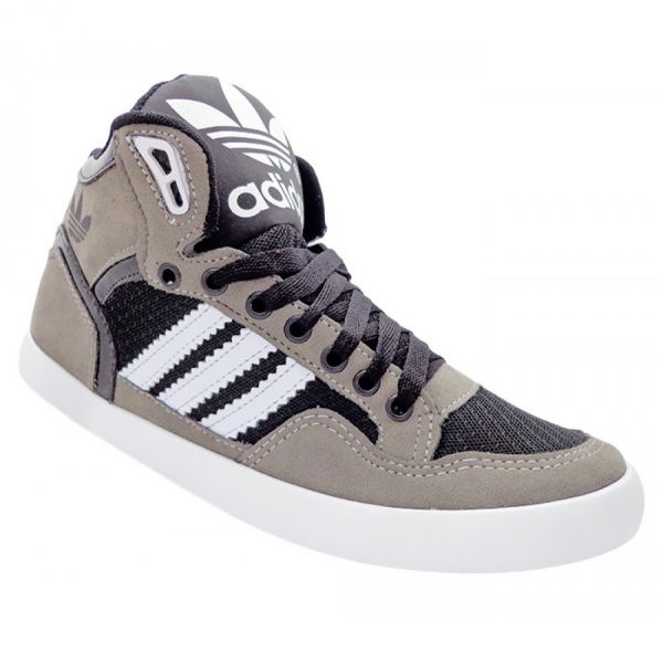 Tênis Adidas Extaball Cano Médio Grafite Preto