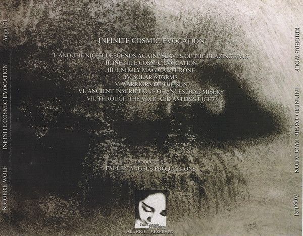 Krigere Wolf – Infinite Cosmic Evocation - CD