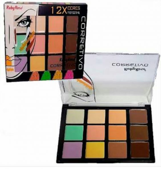 Corretivo Contorno Ruby Rose 12cores