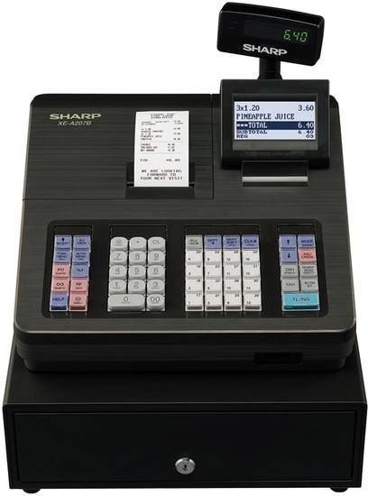 Calculadora e Registradora Caixa Sharp XE-A207