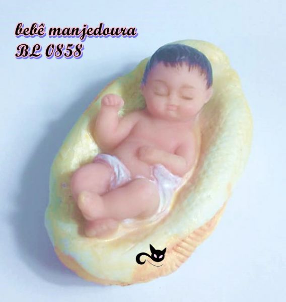 Bebê Jesus na manjedoura ( 0858)